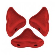Cuentas de vidrio Hélios® by Puca® - Red metallic mat 03000/01890